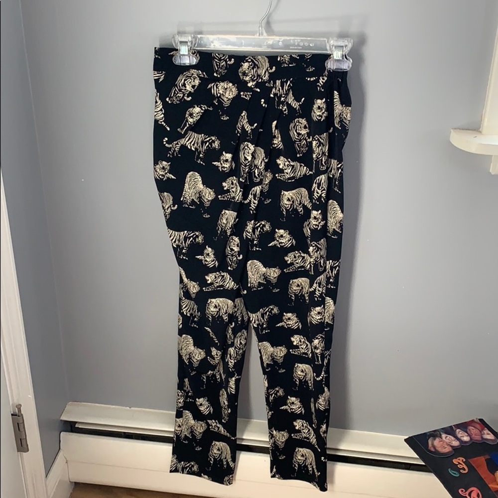 Animal Print high waisted pants